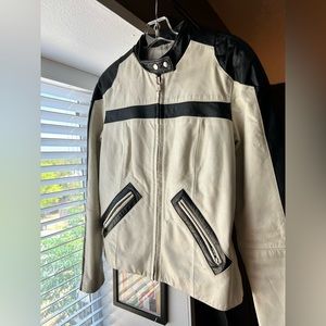 Vintage Italian Leather Moto Jacket